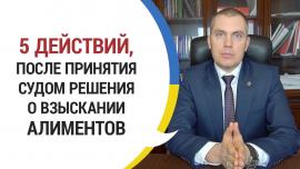 Embedded thumbnail for 5 действий, после принятия судом решения о взыскании алиментов