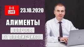 Embedded thumbnail for Вопросы по алиментами | Ответы в прямом эфире от 23 октября 2020г