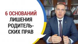 Embedded thumbnail for 6 оснований лишения родительских прав