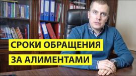 Embedded thumbnail for Сроки обращения за алиментами